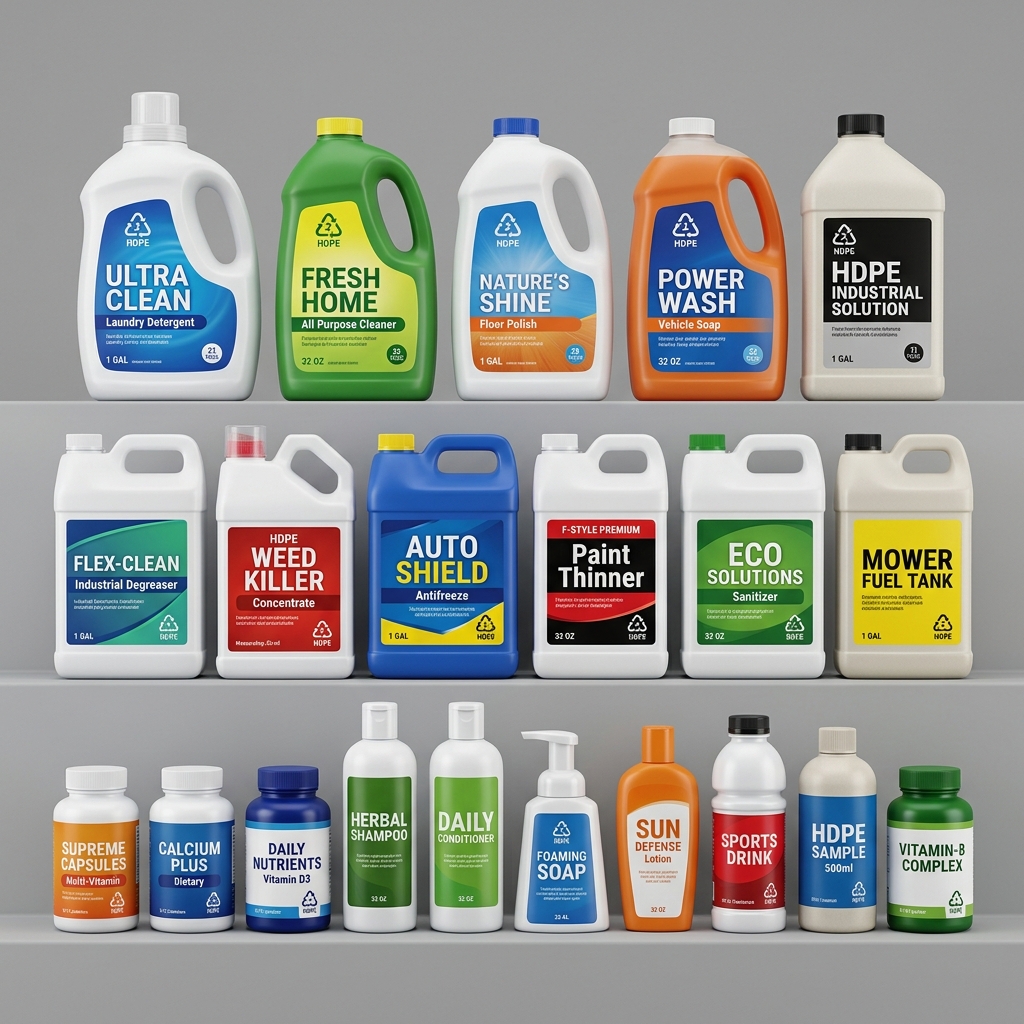 HDPE Household Bottles