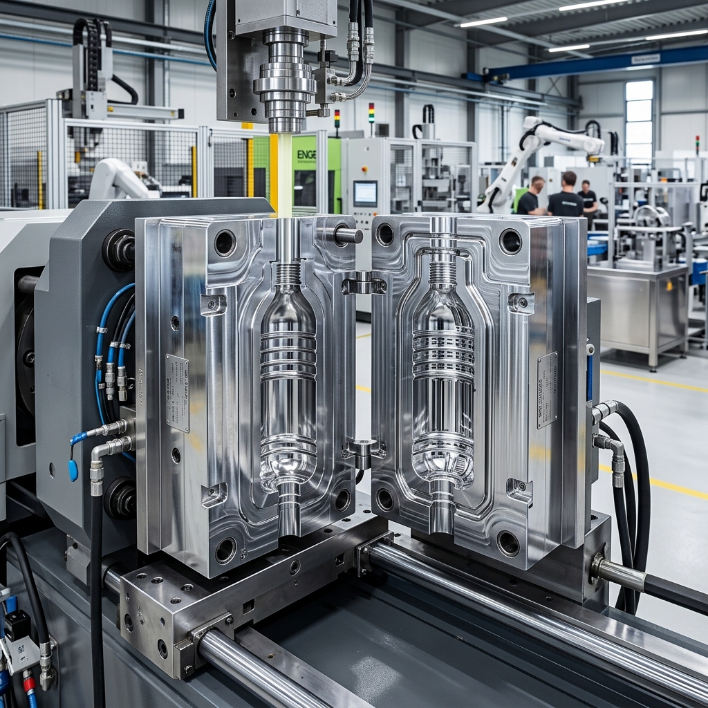 Precision single-cavity blow molding tool